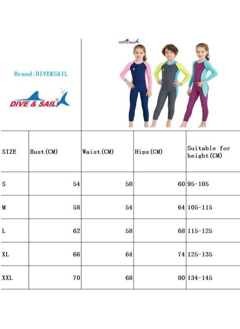 DIVE & SAIL & SAIL Sunscreen Quick drying Diving Suits Muslim Conservative Swimwear One Piece Swimsuit for Girl  - Image 3