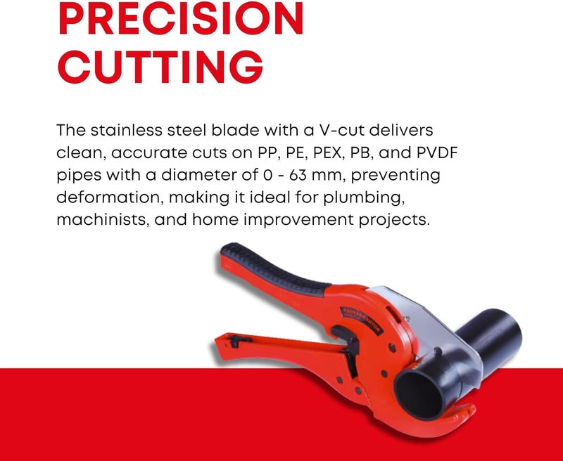Rothenberger قاطع الأنابيب البلاستيكية روثينبرغر ROCUT63 - Image 4