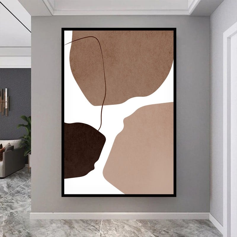 Marktna One piece of a Bohemian art canvas print with a hollow frame, measuring (60×90). - Image 1