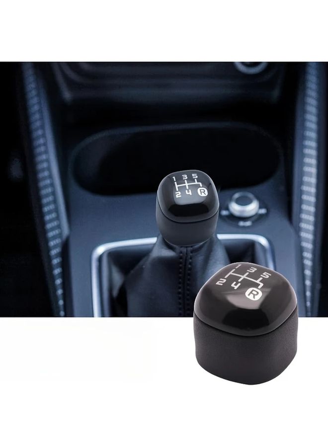 Car Shift Knob Gear Head 5 Speed Shift Lever For Fiat Panda 2012 Model ABS Material Black Car Interior Accessories Gear Shift Dust Cover - Image 3