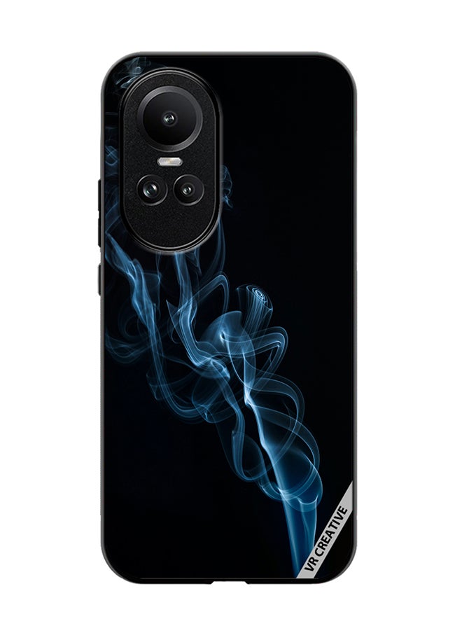 VR CREATIVE - Protective Case Cover For Oppo Reno 10 Blue Layers Design Multicolour - Image 1
