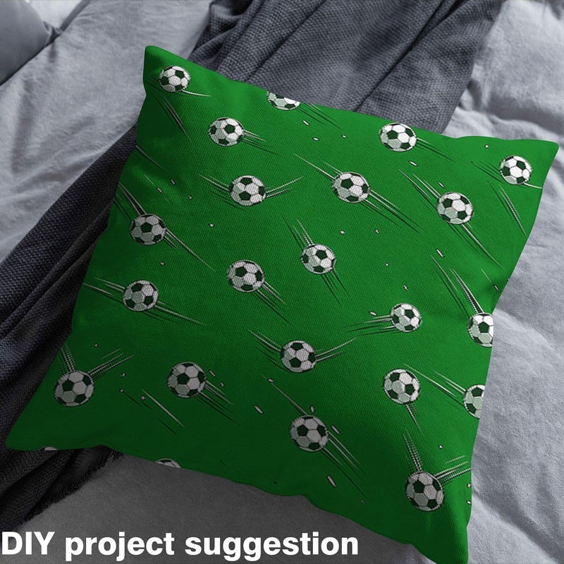 Trendy budget practical design Soccer Game Fabric by The Yard,Football Sports Drawing Soft Flannel Polyester No Stretch Fabric,Ball Competition Decorative Fabrics,Dark Green Crafts & Sewing Supplies,2 Yards,72" L x 59" W All-round unified build Gulf standard sizing alternatives Occasional & permanent usable All user friendly build Global upgraded economical craftsmanship One piece build Simple multi-feature universal build Daily wear upgraded resistant material Wide range compatible material Multi-demand compliant quality Individual group scene compatible Universal design Practical build All-scene tailored quality Global sizing options Global assemble options Narrow & wide space compatible KSA standard compatible design All-round applied quality Classic modern blend design Natural tone color options Demand fit global economical quality Light & sturdy Simple upgraded construction - Image 3