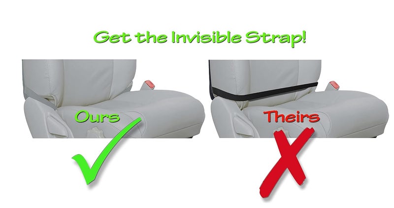 Tike Smart Luxury CleanEdge Kick Mat wMesh Pocket  Seat Back Protector and Seat Cover with Invisible Strap and Stiff Edging  GrayGrey 1 Mat - Image 3