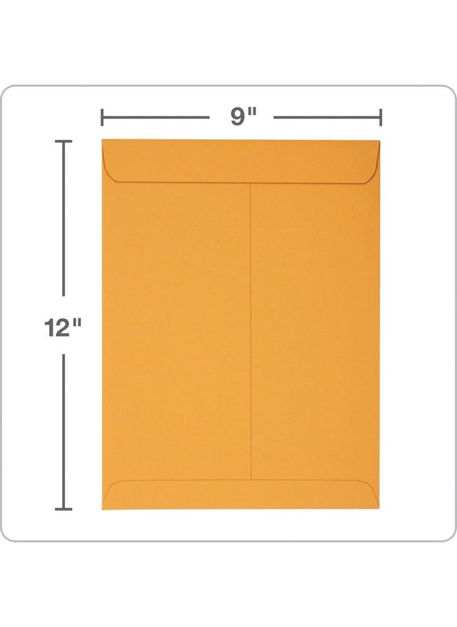 Columbian 9 X 12 Catalog Envelopes With Self Seal Closure 28 Lb Brown Kraft For Mailing Flat Letter Size Documents Or Photos 30 Per Pack (Colo401)  - Image 3
