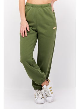 ESPRIT Women Brand Logo Joggers Pants, Olive  - Image 1
