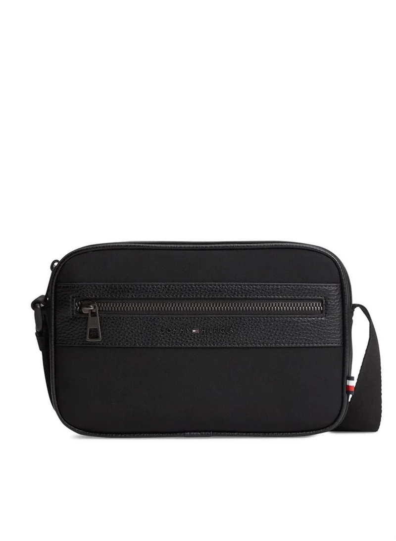 Metal Logo Crossbody Reporter Bag