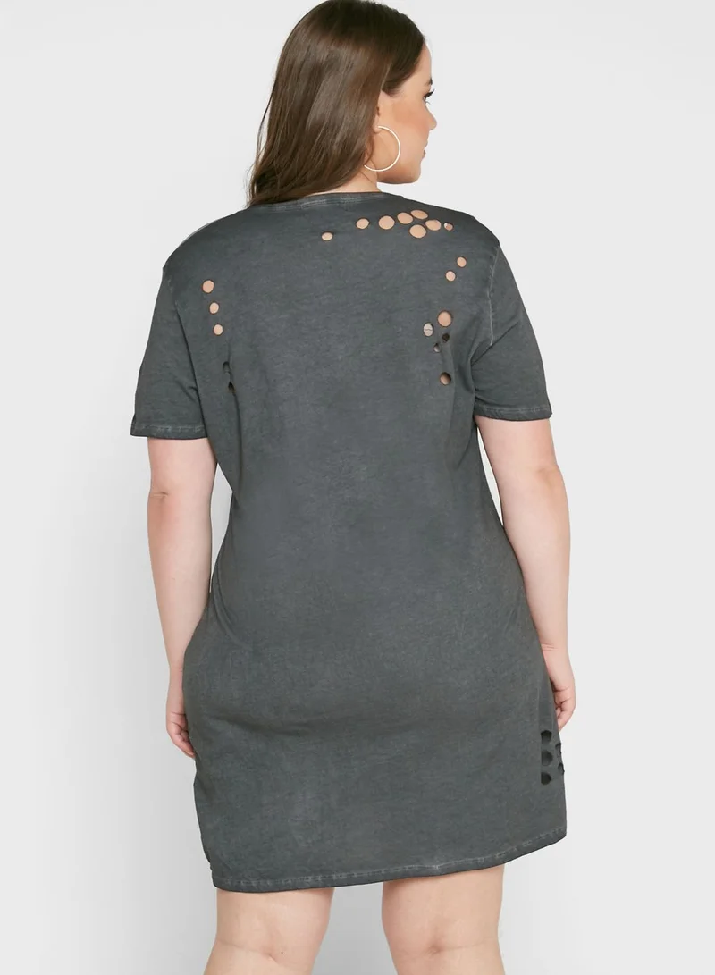 Forever 21 Plus Graphic T-Shirt Dress
