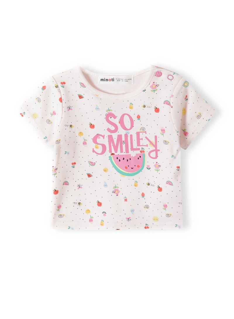 MINOTI 2-Pack Baby Girl T-Shirts with Shoulder Snaps - Image 3