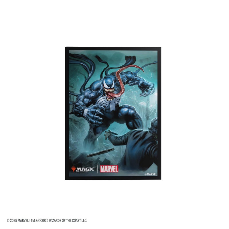 Gamegenic Magic: The Gathering Marvelâ€™s Spider-Man Premium Art Sleeves - Venom - 105 Matte Textured Card Sleeves with Full-Color Artwork, Tournament-Ready & Plastic-Free Packaging - Image 3