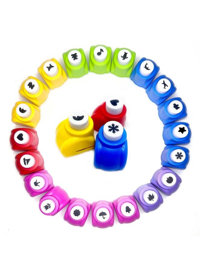 Rimobul Mini Paper Craft Punch - Set of 20 (Random Cutting Shape) - Image 1