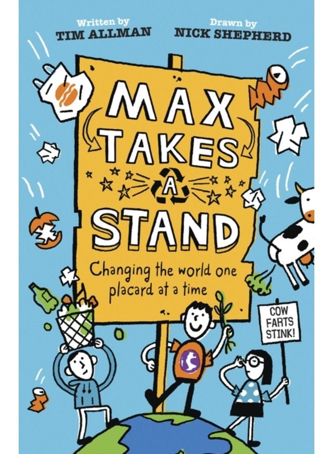 ماكس يتخذ موقفًا - غلاف ورقي