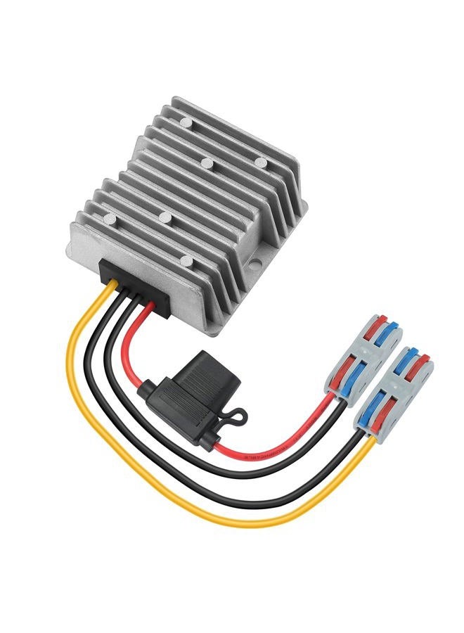 YABOANG DC/DC Converter Buck 20-60V to 12V,DC/DC Voltage Converter 20V/24V/36V/48V/60V to 12V20A 240W MAX Power Transformer Waterproof Step Down Module for Automotive, LED Lights, Trucks, Tools - Image 1