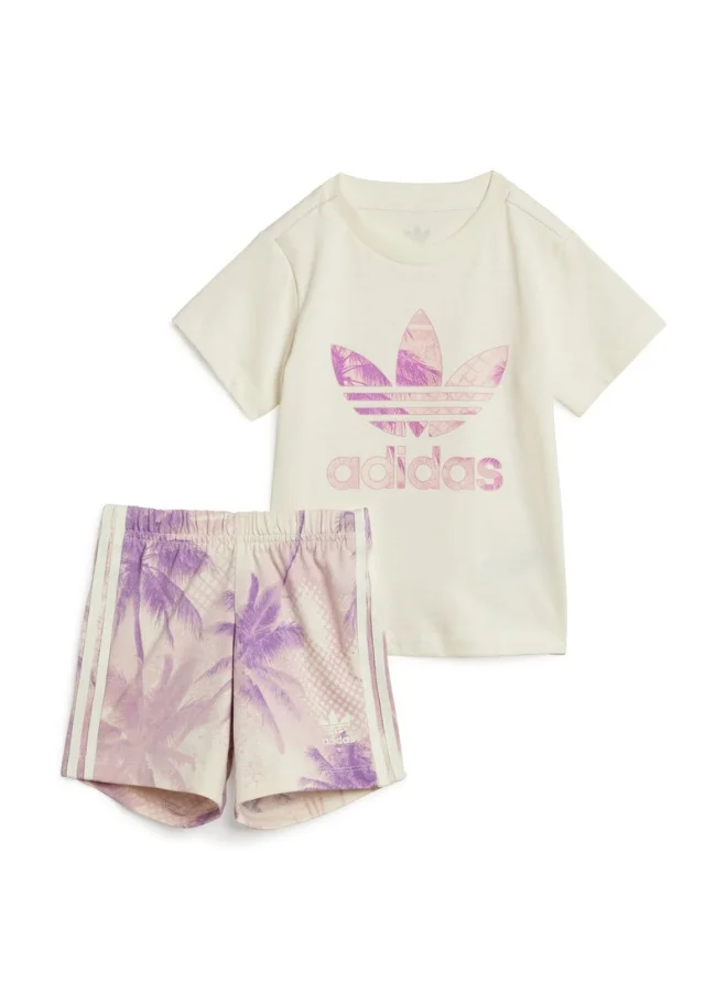 Adidas adidas SHORT TEE SET White Originals Kids SUITS