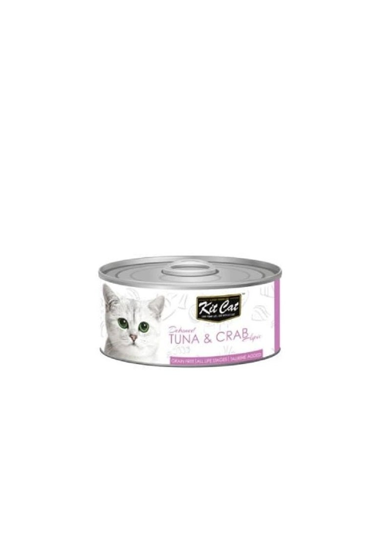 Kit Cat Grain Free Tuna & Crab Topper Wet Cat Food - Image 3