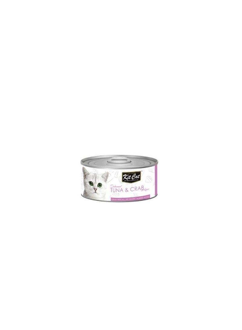 Kit Cat Grain Free Tuna & Crab Topper Wet Cat Food - Image 2