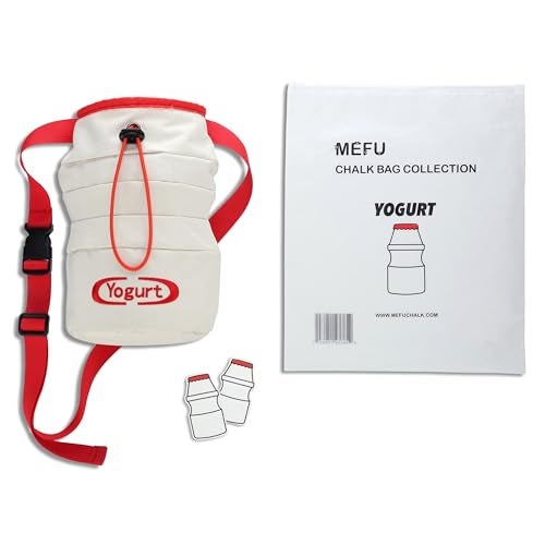 Mefu Chalk Bag for Rock Climbing, Bouldering, and Weightlifting - Asian-Inspired Design - Premium Chalk Bucket with Quick-Clip Belt, Zipper Pocket, Brush Holder - Great Gift for Climbers - Image 2