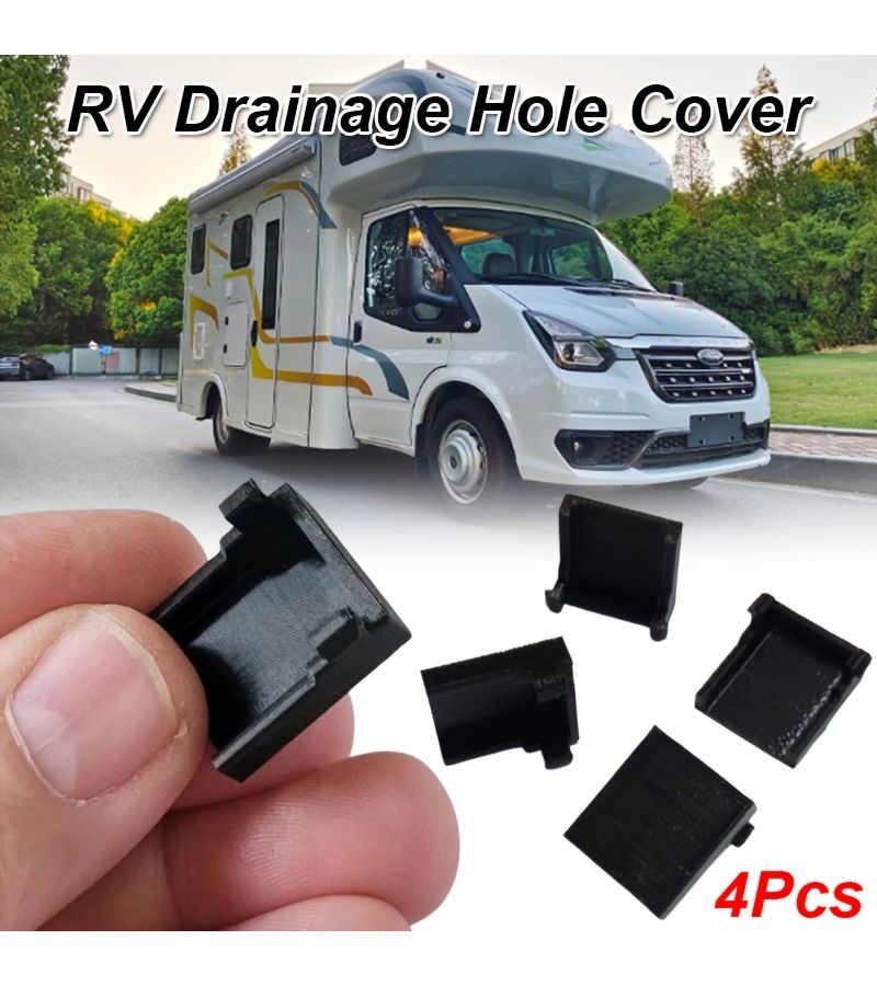 Set Of 4 Drain Covers For Camping And Rvs Compatible With Toyota Fiber Stream - Image 1