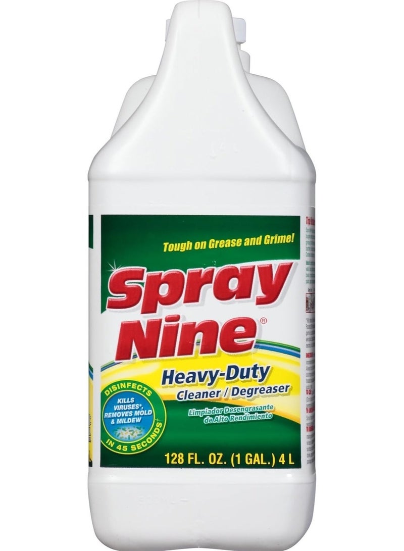 Spray Nine 26801 Heavy Duty Cleaner, Degreaser & Disinfectant, Citrus Scent, Indoor & Outdoor Cleaner for Kitchens, Bathrooms, Yard Equipment Automotive & Industrial 1 Gallon (Pack of 1) - Image 5