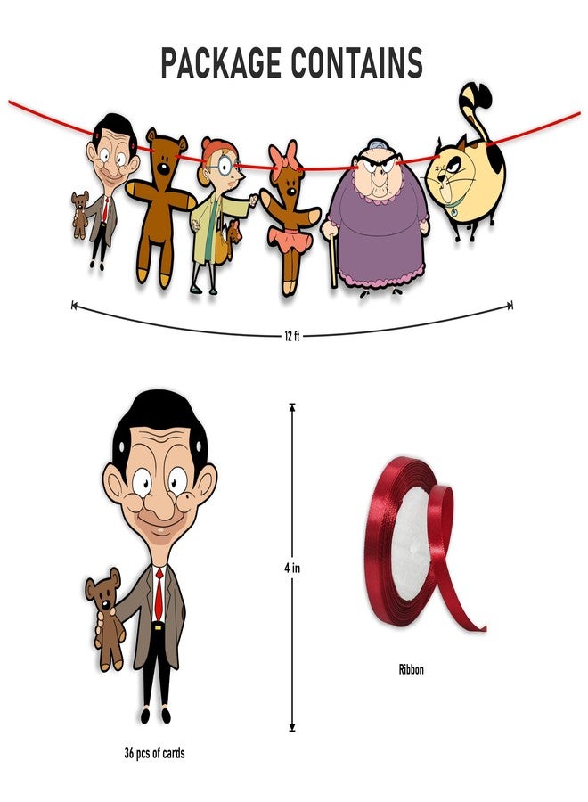 Seyal® Birthday Party Decoration - Mr.Bean Garland Decoration - Image 3