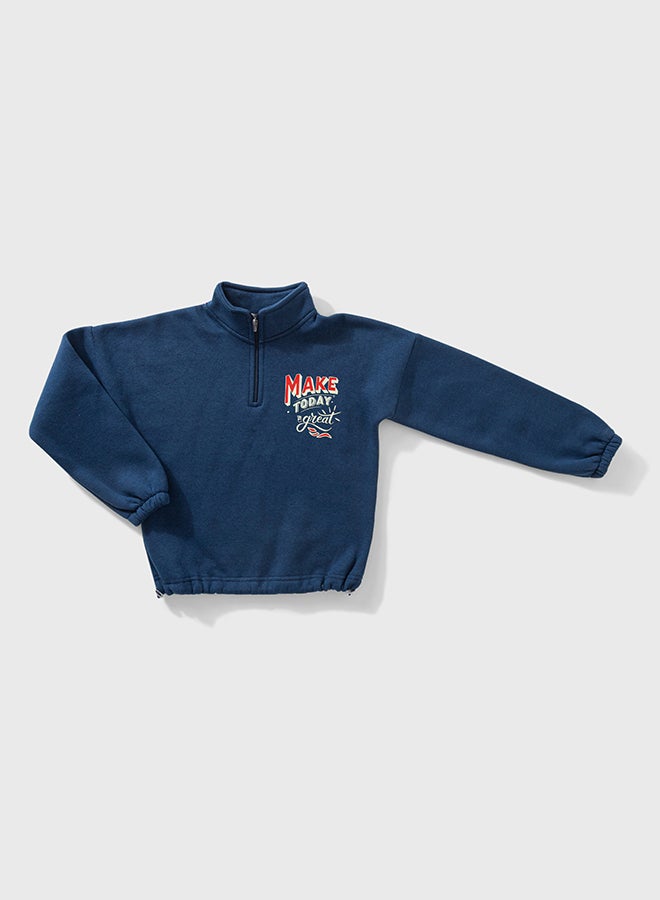 اون كيدز سويت شيرت أولادي أطفال مبطن فليس