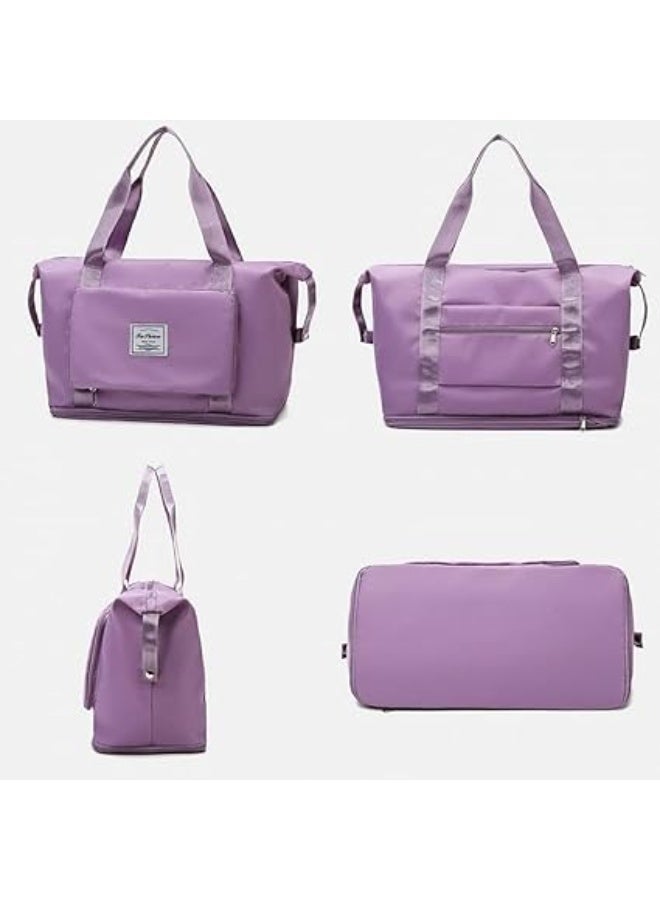 شنطة سفر يدوي ووتر بروف – بنفسجي - Image 4