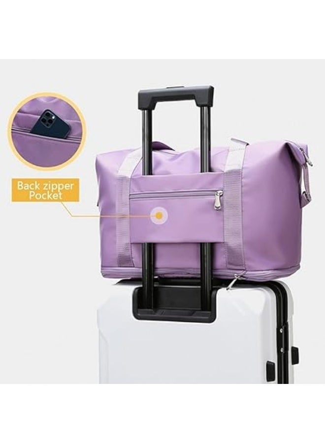 شنطة سفر يدوي ووتر بروف – بنفسجي - Image 5