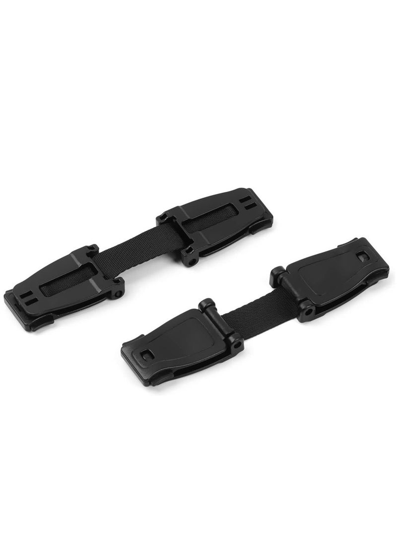 Oasisgalore 2 Pcs Car Seat Highchair Safety Harness Strap Lock Anti Escape Child Chest Clip - Image 1