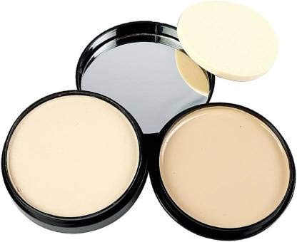 Sonu Beauty Powder Cake Matte 2 in 1 Compact Powder Compact Beige 20 G - Image 1