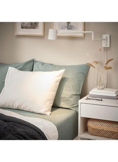 Generic Fitted sheet, grey-green, 180x200 cm  - Image 2