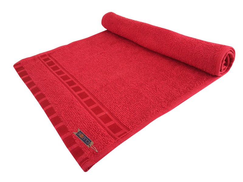 CLUZE Cotton 400 GSM Cotton Hand Towel Set | Extra Soft & Absorbent Towels for Gym & Yoga | 13 x 20 inches (Multicolor) (6) - Image 5