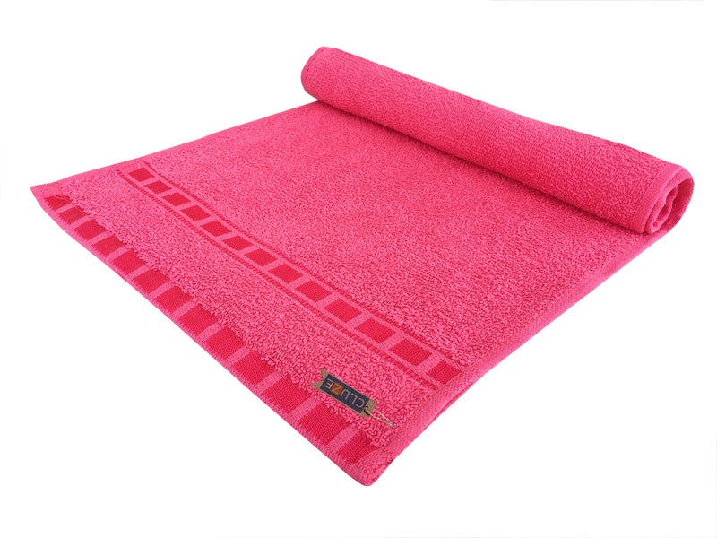 CLUZE Cotton 400 GSM Cotton Hand Towel Set | Extra Soft & Absorbent Towels for Gym & Yoga | 13 x 20 inches (Multicolor) (6) - Image 2