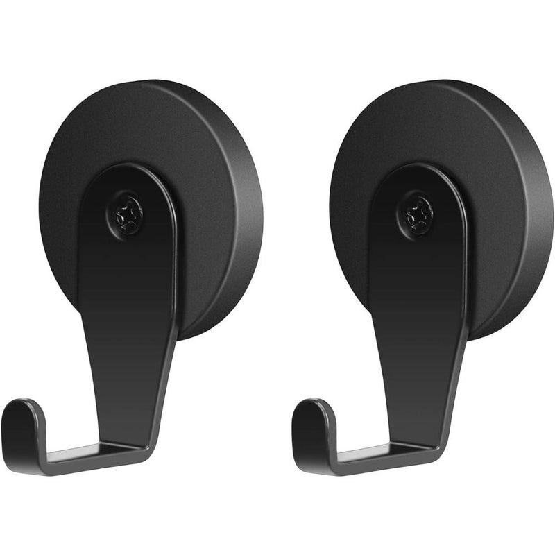 Black 2 Pack Heavy Duty 304 Stainless Steel Wreath Hook For Hanging Grill Kitchen Wall Decor - Image 1