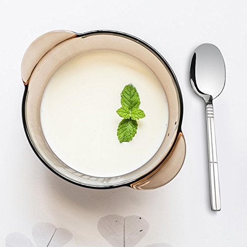 Saedy Stainless Steel Dessert Spoons, 6.7 Inches, 12 Piece Small Spoons for Dessert - Image 3