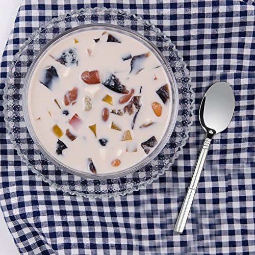 Saedy Stainless Steel Dessert Spoons, 6.7 Inches, 12 Piece Small Spoons for Dessert - Image 5