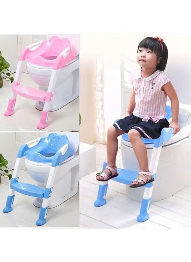 Gonice Kids Toilet Seat With Adjustable Ladder  - Image 5