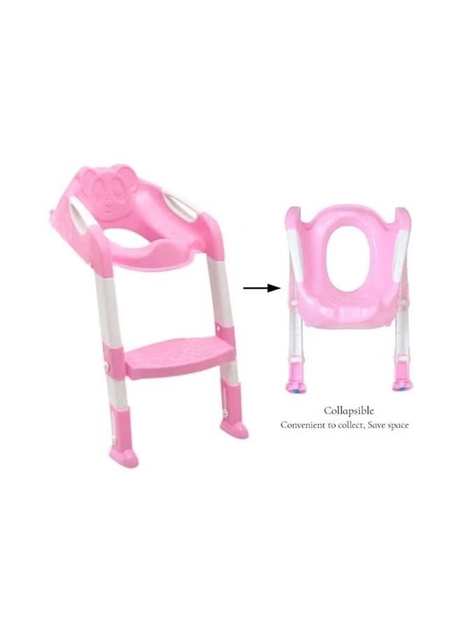 Gonice Kids Toilet Seat With Adjustable Ladder  - Image 3