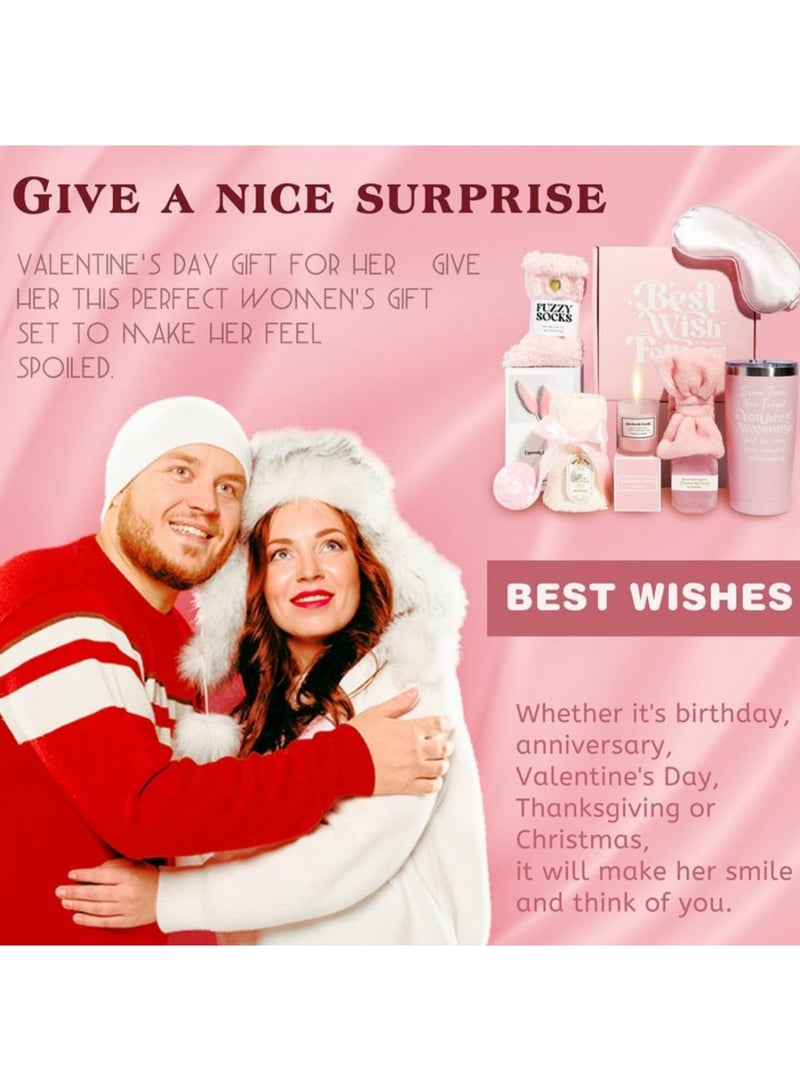 LIMOS Luxury Skin Care Beauty Box, Gift Set for Women, Best Wishes For You 11 Pieces Sets, Bath & Body Set, Relax, Aroma, Inspirational, Perfect for Birthday, Valentine Day, Women Day, Christmas - Image 5