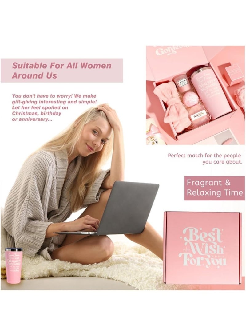 LIMOS Luxury Skin Care Beauty Box, Gift Set for Women, Best Wishes For You 11 Pieces Sets, Bath & Body Set, Relax, Aroma, Inspirational, Perfect for Birthday, Valentine Day, Women Day, Christmas - Image 4