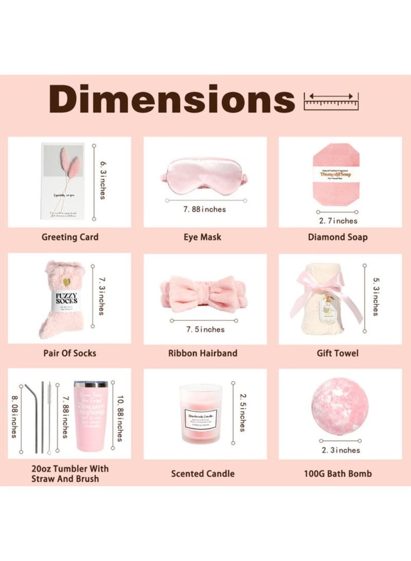 LIMOS Luxury Skin Care Beauty Box, Gift Set for Women, Best Wishes For You 11 Pieces Sets, Bath & Body Set, Relax, Aroma, Inspirational, Perfect for Birthday, Valentine Day, Women Day, Christmas - Image 2