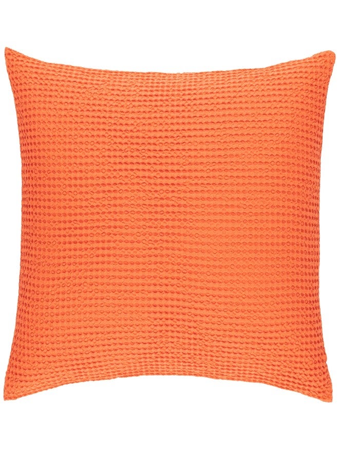 غطاء وسادة باين كون هيل بابل تانجرين ماتيلاسيه، مقاس كينج، بنقشة صفراء/برتقالية سادة - Image 3