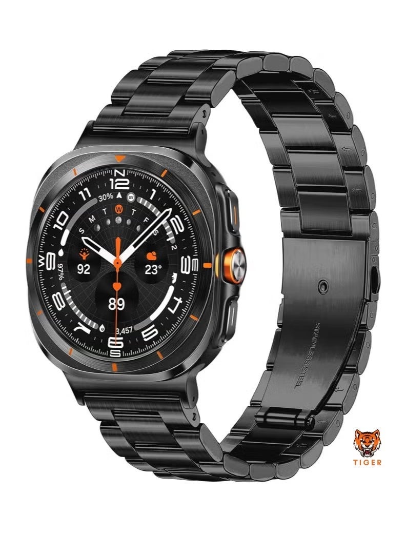 GENNEXT Magnetic Stainless Steel Band for Samsung Galaxy Watch Ultra 47mm – Elegant Adjustable Metal Strap for Men and Women - Image 1