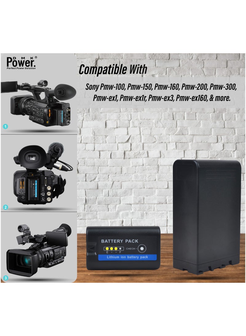 DMKPower DMK Power BP-U90 Higher Capacity (13500mAh) Rechargeable Battery Compatible With Sony PMW-100, PMW-150, PMW-160, PMW-200, PMW-300, PMW-EX1, PMW-EX1R, PMW-EX3, PMW-EX160, etc., Camcorders - Image 5