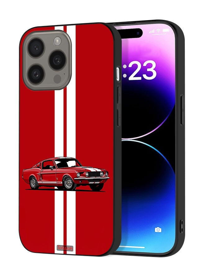 Tolwak Apple iPhone 15 Pro Max Protective Case Cover Vintage Car Abstract Art - Image 1