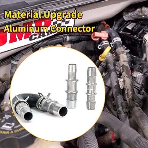GEATaaT 626-001 Upgrade Aluminum Engine Heater Core Bypass Kit with 5/8" 3/4" Hose Compatible with Most Common Heater Hoses - Image 2
