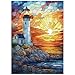 Artinhand Great Jigsaw Puzzles for Adults 1000 Pieces Stained Glass Lighthouse Wooden Challenging Puzzles Gift for Friends Family Home Decoration Puzzle - Image 2