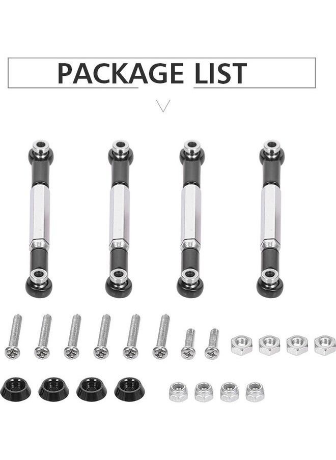NIBEMINENT - 24-Piece Steering Rods Linkage Adjustable Turnbuckle Rod For D90 MN-90 MN-99 MN-91 FJ-45 RC Car - Image 1