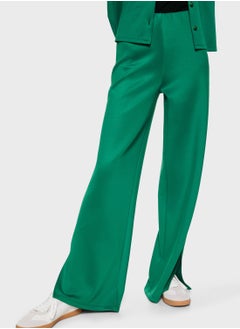 High Waist Slit Pants