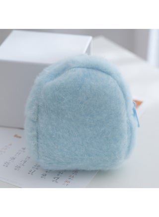 Glossy Coin Purse Solid Color Long Wool PE Cotton Filled Fresh Macaron Color Lace-up Zipper Plush Coin Purse-Color:Maomao School Bag Blue-Size:10*10 - pzsku/Z75E766946259A5EFA708Z/45/1746209132/6265c4ec-1834-4357-83dd-e360f8fd2788