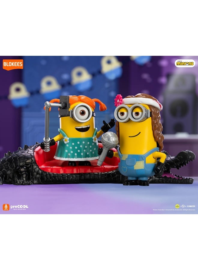 Blokees Minions Celebration Party | Veron with Microphone | Collectible Model Kit Toy Figure - Image 3