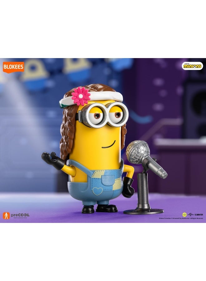 Blokees Minions Celebration Party | Veron with Microphone | Collectible Model Kit Toy Figure - Image 4